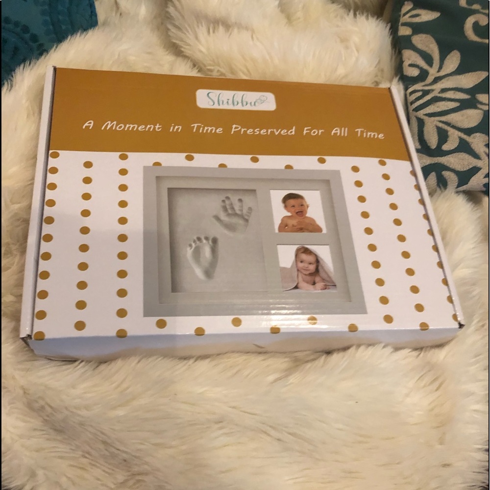 Shibbu Baby Clay Handprint and Footprint Keepsake